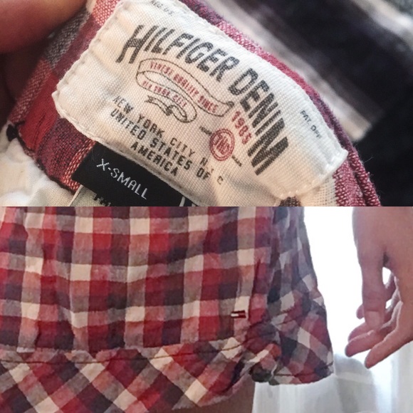 NWOT Tommy Hilfger Plaid Mini - Picture 3 of 3